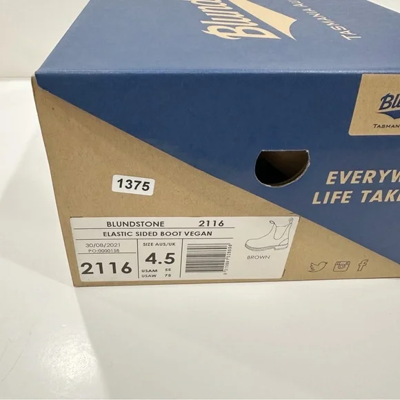 Blundstone 2116 Women’s Chelsea Vegan Ankle Boots - Picture 10 of 10